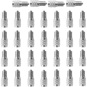 Set of 32 Double Seal Inflate Through Valve caps for Cars, Vans, Trucks, SUVs, RVs, Trailers, Semi-Trailers, Ships, Etc.