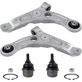 4Pcs Suspension Kit (K643179 K643180 K500287) Front Lower Control Arm and Ball Joint Compatible With 2014 2015 2016 2017 2018 Je-ep Cherokee [# 4668993AC 4668994AC 68224650AA 4877839AE]