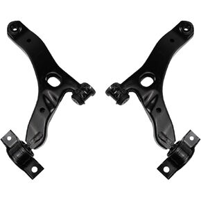 TRQ Front Lower Control Arm Set Compatible with 2010-2013 Ford Transit Connect
