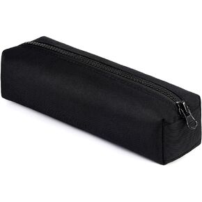 Pencil Case Small, Pencil Case Organizer Office Pen Holder Pure Color Pen Storage Box Simple Pen Pouch Holder - Creamy White