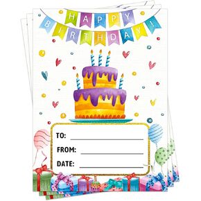 Birthday Certificates for Students Happy Birthday Certificates for Kids Classroom Birthday Cake Recognition Awards Cards Birthday Awards Certificate for Back to School Birthday Party Supplies