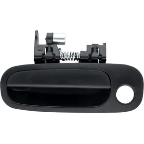 BOXI Exterior Door Handle Front Left Driver Side Fits for Toyota Corolla 1998 1999 2000 2001 2002 / Chevy Prizm 1998-2002 / Black / 69220-02030 6922002030 6921002030 TO1310132 TO1311132