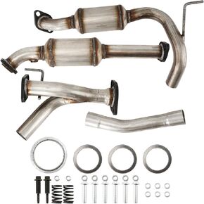 Catalytic Converter Compatible With 2005-2015 To-yo-ta Tacoma 4.0L Rear Left/Raer Right 52451/50352 2pcs Stainless Steel High Flow Catalytic Convertor