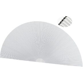 Arch Window Blackout Shades,Cellular Half Round Window Shade,Self Adhesive No Drill 90% Shade Pleated Blinds Window Moon Cover Easy to Cut and Install