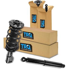 TRQ Front and Rear Complete Strut Assembly & Shock Absorber Kit Complete Strut & Coil Spring Assembly Compatible with 2010-2017 Chevrolet Equinox GMC Terrain