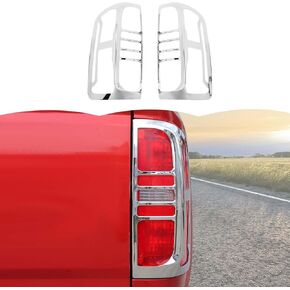 RT-TCZ Carbon Fiber Tail Light Lamp Cover Frame Trim Decoration Exterior Accessories Compatible with Chevrolet Colorado 2014-2021