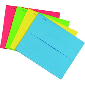 Mead Brite Wallet Letter File, 8 1/2 x 11-Inch (35362) (Color may vary)