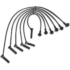 A-Premium Ignition Spark Plug Wires Set of 6 Compatible with Ford Explorer 2002-2010, Explorer Sport Trac 2007-2010 & Mercury Mountaineer 2002-2010 V6 4.0L
