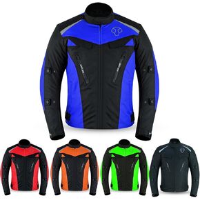 Motorsports Men’s Textile All-Season Motorcycle CE Armored Waterproof Protective with Air Vent Zippers