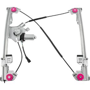 BOXI 741-430 Front Driver Side Power Window Regulator with Motor Fit for Ford F-150 2004-2008 / Silvery / 4L3Z1823201BA 4L3Z1823201CA 6L3Z1823201BA