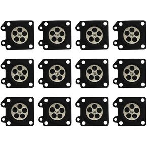 C·T·S Carburetor Metering Diaphragm Assembly for Walbro WA WT WYJ Series Carburetor Replaces Walbro 95-526-8 (Pack of 12)