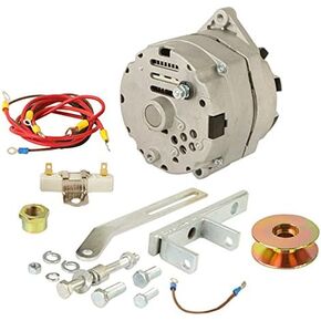 RAREELECTRICAL New 12V 63A Alternator Conversion Kit Compatible With Massey Ferguson To30 1950S By Part Numbers 1100043 1100529 1100530