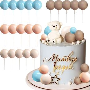 LaVenty Boho Gold Cake Topper Cake Topper Neutral Baby Shower Cake Decorations for Boho Wedding Bridal Baby Shower Birthday Party Supplies