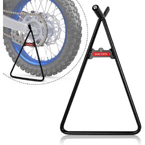 GRAND PITSTOP Motorcycle Maintenance Stand, Portable & Compact Lift Stand Moto Jack, Adjustable Height for Chain Cleaning and Lubrication Easy to use