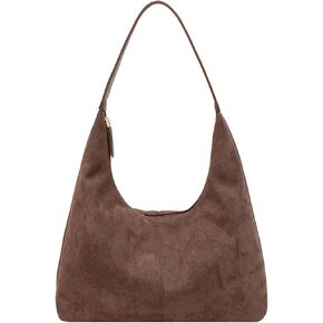 Suede Tote Bag for Women Suede Shoulder Bag Purse Large Suede Bag Handbag Suede Slouchy Bag Shoulder Bag Tote Bag for Travel