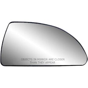 Passenger Side Non-heated Mirror Glass w/backing plate, Chevrolet Impala, Impala Limited Model, 3 7/8" x 7 1/2" x 7 7/16"