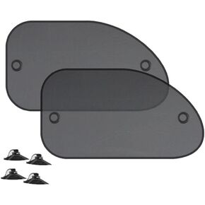 gofidin 2 Pack Universal Car Side Window Shade, Car Sun Shades Universal Reflector Shield Screen Car Interior for Front Rear Window Mesh Visor