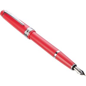 Cross Bailey Light Polished Resin Refillable Fountain Pen,Medium Nib, Includes Premium Gift Box - Coral
