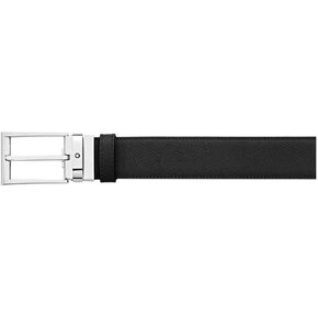 Montblanc Men's Sartorial leather reversible indigo belt 118438