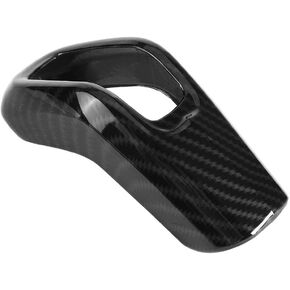 KIMISS Carbon Fiber Car Gear Shift Knob Cover Trim for Land Rover Sport 2014-2017
