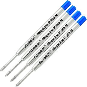 4 Pack - Schmidt P950 MegaLine - Blue Ink