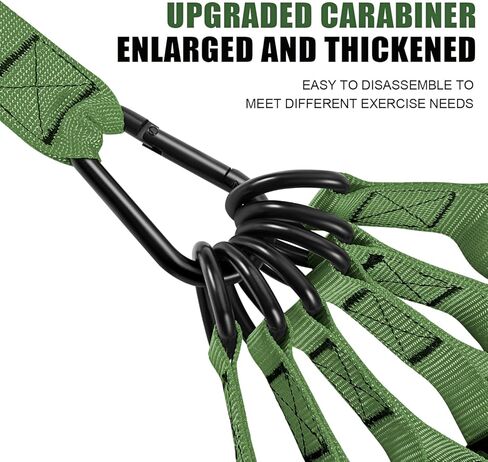 أربطة مقاومة ثقيلة، أربطة تمرين بوزن 350 رطلًا مع مقابض، أربطة تمرين للرجال، مجموعة أربطة وزن مع مرساة للباب وأشرطة للكاحل، معدات تدريب القوة للياقة البدنية في المنزل in Kuwait