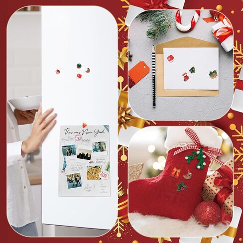 50 Pcs Mini Christmas Ornaments Flatback Resin Charms Christmas Craft Supplies Cute Christmas Embellishment for Craft Making, Ornament Scrapbooking, DIY Crafts in Saudi Arabia