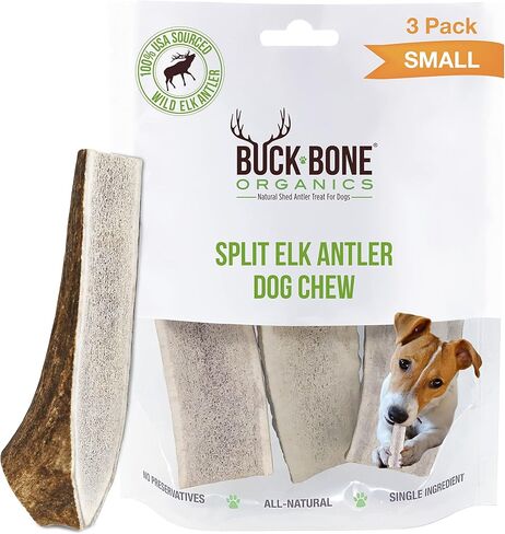 Buck Bone Organics Elk Antler Split Dog Chew (Medium) in Saudi Arabia