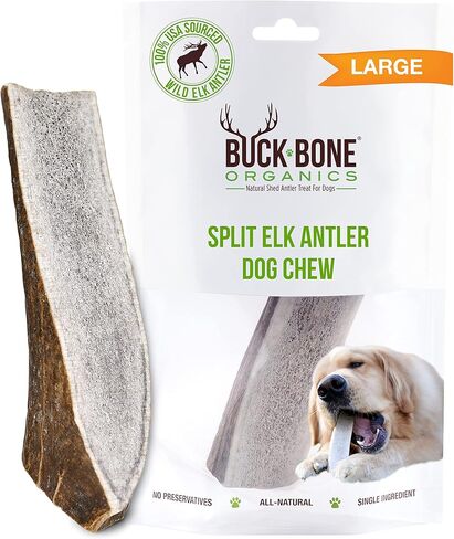 Buck Bone Organics Elk Antler Split Dog Chew (Medium) in Saudi Arabia