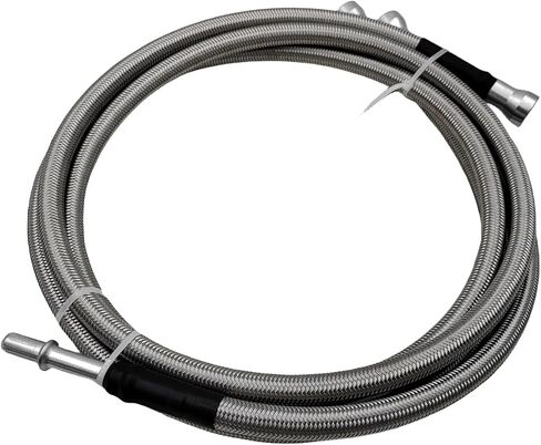 مجموعة خرطوم خط الوقود المضفر من الفولاذ المقاوم للصدأ المرن مناسبة لسيارة GMC Sierra/Chevy Silverado 1500 2500 2500HD 3500 1999-2003 استبدال 819-840 ملحقات السيارة in Kuwait