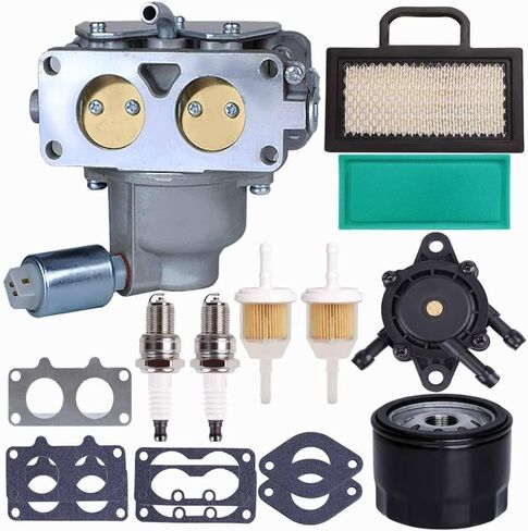 مكربن ​​791230، متوافق مع المكربن ​​بريجز ستراتون 407777 20-25 HP محرك V-Twin، 499804، 699709 مجموعة المكربن ​​لجون ديري MIA10632 LA150 LA145 LA130 L120 مع فلتر هواء جزازة العشب in Kuwait