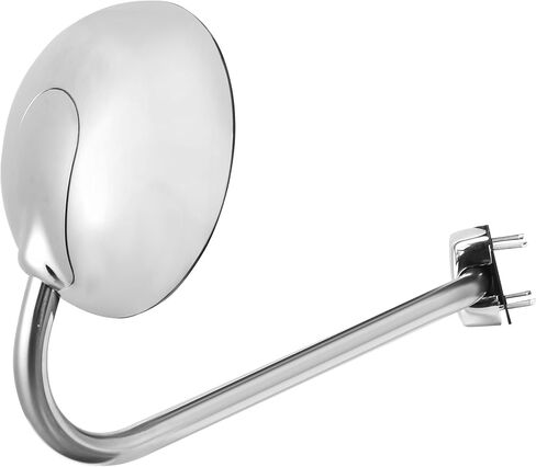 YITAMOTOR Hood Mirror Right Passenger Side Mirror Compatible with Kenworth T680 Peterbilt 579 587 Manual Adjustable Chrome Replacement Stainless steel in Kuwait