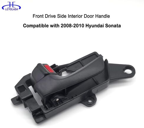 Front Left Drive Interior Door Handle for Hyundai Sonata 2008 2009 2010 826103K520HZ,Black in Kuwait