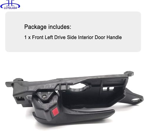 Front Left Drive Interior Door Handle for Hyundai Sonata 2008 2009 2010 826103K520HZ,Black in Kuwait