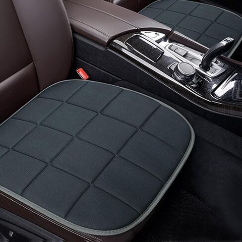 BELOMI 2PCS Car Seat Cover, Breathable Vehicle Front Seat Bottom Cushion Protector Pad, Anti-Slip Comfortable Ventilated Auto Mat Accessories Universal for Truck, RV and More（Gray） in Saudi Arabia