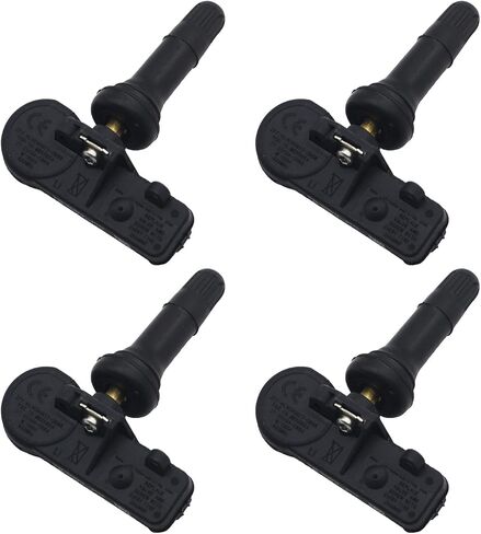 مستشعر TPMS متوافق مع Chrysler Dodge Jeep Ram Fiat، نظام مراقبة ضغط الإطارات 433MHZ يستبدل # 56029398AB، 68142397AA، 68241067AA، 68241067AB، 4 قطع in Saudi Arabia
