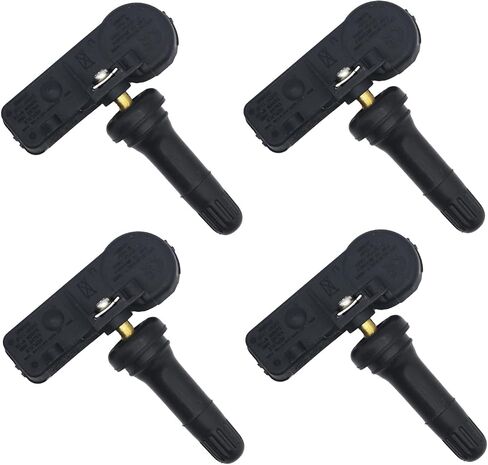 مستشعر TPMS متوافق مع Chrysler Dodge Jeep Ram Fiat، نظام مراقبة ضغط الإطارات 433MHZ يستبدل # 56029398AB، 68142397AA، 68241067AA، 68241067AB، 4 قطع in Saudi Arabia