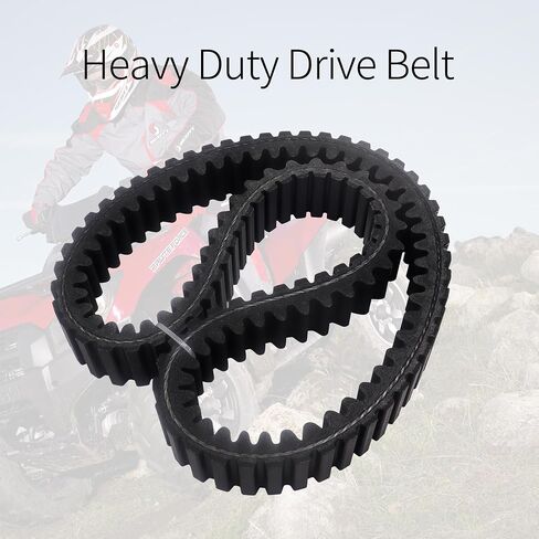 حزام محرك HiSport 59011-0003 عالي التحمل متوافق مع Kawasaki Brute Force 650 750 2005-2020 / KFX700 2004-2009 / Prairie 360 ​​650 700 2002-2012 / Teryx 750 2011 19C3218 59011-0019 in Kuwait