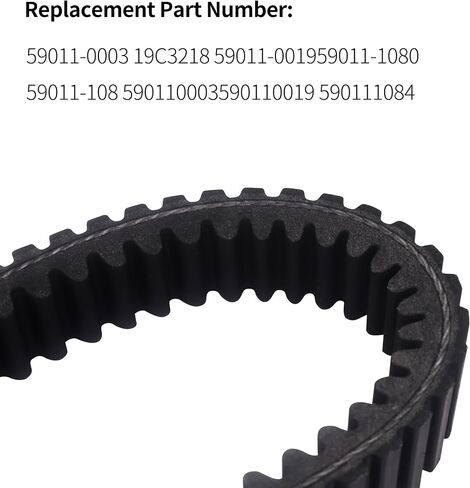 حزام محرك HiSport 59011-0003 عالي التحمل متوافق مع Kawasaki Brute Force 650 750 2005-2020 / KFX700 2004-2009 / Prairie 360 ​​650 700 2002-2012 / Teryx 750 2011 19C3218 59011-0019 in Kuwait