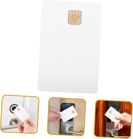 Ciieeo 8pcs labels tag Ic Cards Blank Ic Card Chip Cards Card For Hotel Blank Credit Cards With Chip Blank Cards With Chip Blank Intelligent Card Ic Chip business card pvc white coin in Saudi Arabia