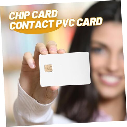 Ciieeo 8pcs labels tag Ic Cards Blank Ic Card Chip Cards Card For Hotel Blank Credit Cards With Chip Blank Cards With Chip Blank Intelligent Card Ic Chip business card pvc white coin in Saudi Arabia