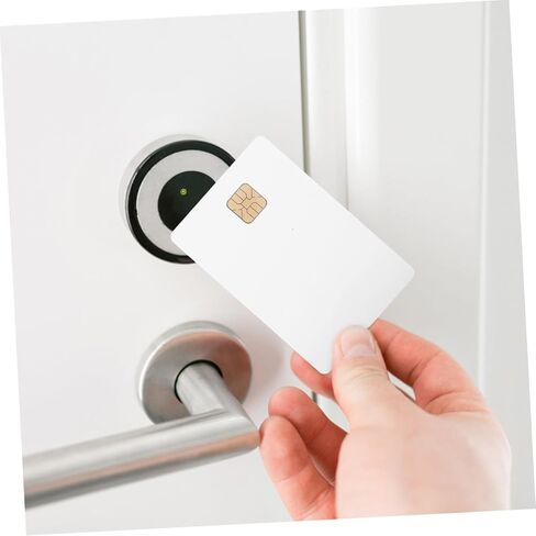 Ciieeo 8pcs labels tag Ic Cards Blank Ic Card Chip Cards Card For Hotel Blank Credit Cards With Chip Blank Cards With Chip Blank Intelligent Card Ic Chip business card pvc white coin in Saudi Arabia