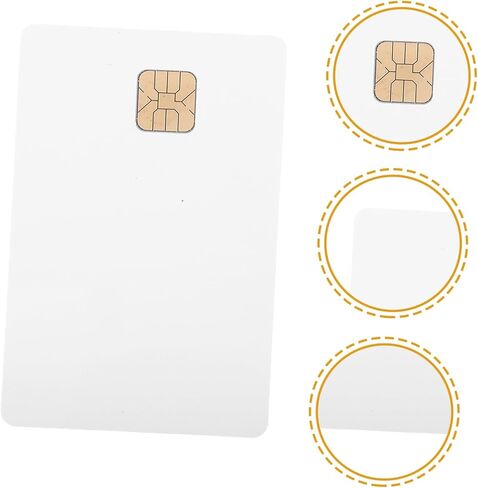 Ciieeo 8pcs labels tag Ic Cards Blank Ic Card Chip Cards Card For Hotel Blank Credit Cards With Chip Blank Cards With Chip Blank Intelligent Card Ic Chip business card pvc white coin in Saudi Arabia