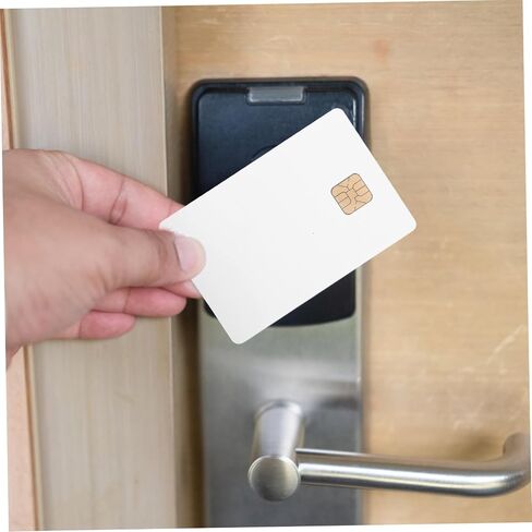 Ciieeo 8pcs labels tag Ic Cards Blank Ic Card Chip Cards Card For Hotel Blank Credit Cards With Chip Blank Cards With Chip Blank Intelligent Card Ic Chip business card pvc white coin in Saudi Arabia