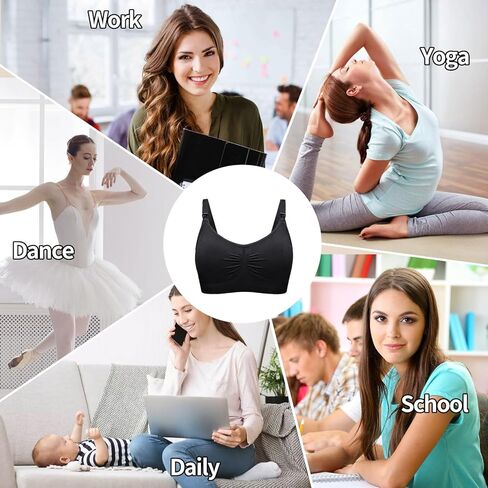 حمالة صدر نسائية بحزام شفاف بدون خياطة حمالة صدر غير مرئية بدون ظهر حمالة صدر لرقص الباليه مع أشرطة قابلة للتعديل in Kuwait