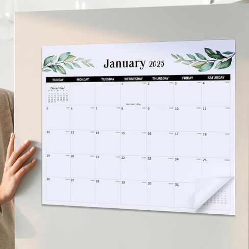 تقويم الثلاجة المغناطيسي 2025-2026، تقويم الثلاجة 18 شهرًا 11.4 بوصة × 13 بوصة يعمل من يناير 2025 إلى يونيو 2026 تقويم مغناطيسي للثلاجة للتخطيط والتنظيم الشخصي in Saudi Arabia