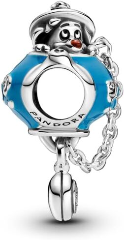 PANDORA Disney Alice in Wonderland Teapot and the Poppy Sterling Silver Charm Blue and Brown Enamel in Saudi Arabia