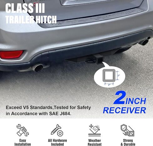 APS Assembly Class 3 Trailer Hitch 2 Inches Receiver Tube Towing Hitch Compatible with Journey 2009-2020 in Saudi Arabia