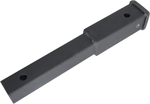Black Rear 12 inches Trailer Hitch Extension Receiver 4000 LBS Tow Capacity Replacement for 2-Inch Extender 5/8in Pin Hole in Saudi Arabia