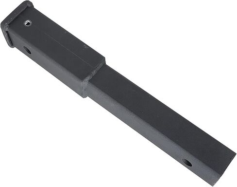 Black Rear 12 inches Trailer Hitch Extension Receiver 4000 LBS Tow Capacity Replacement for 2-Inch Extender 5/8in Pin Hole in Saudi Arabia